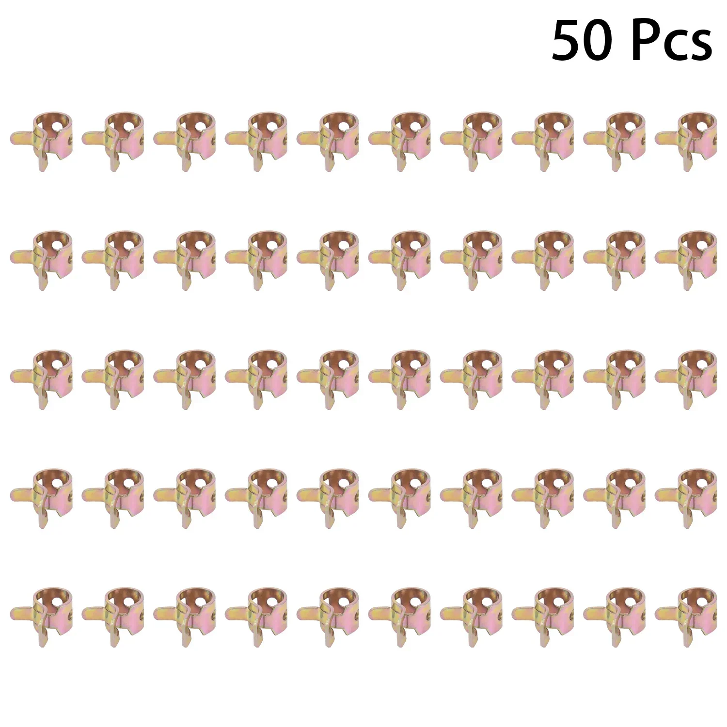 

Fuel Spring Clip for Silicone Rubber Hose Clamp 50Pcs Silicone Vacuum Hose 65 Mn Spring Steel Hose Pipe Perfect