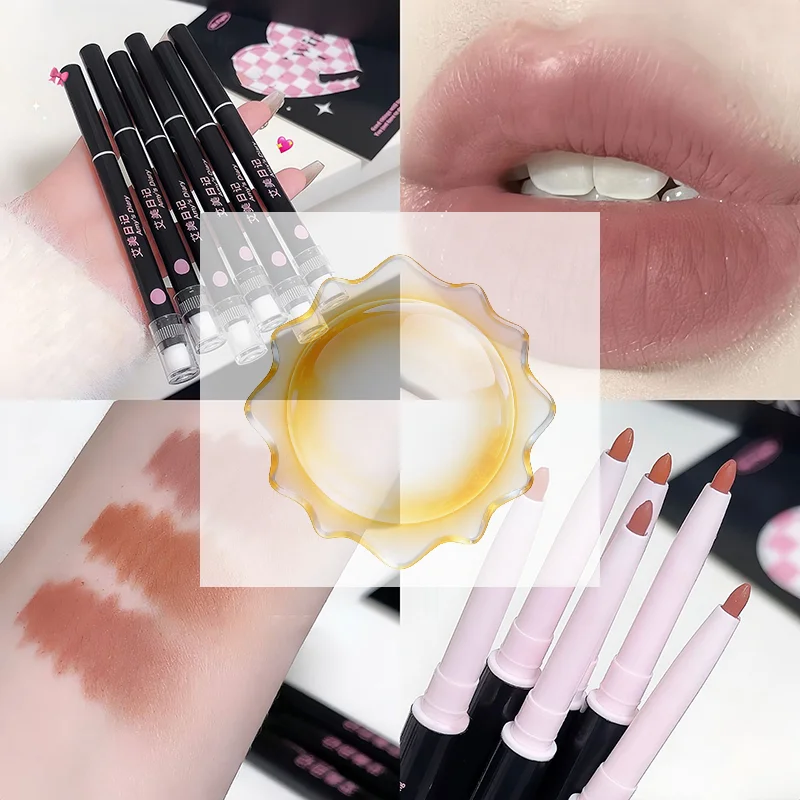 Двусторонняя-водостойкая-матовая-подводка-для-губ-карандаш-и-кисть-контурная-помада-долговечная-антипригарная-чашка-натуральный-макияж-губ-3-цвета