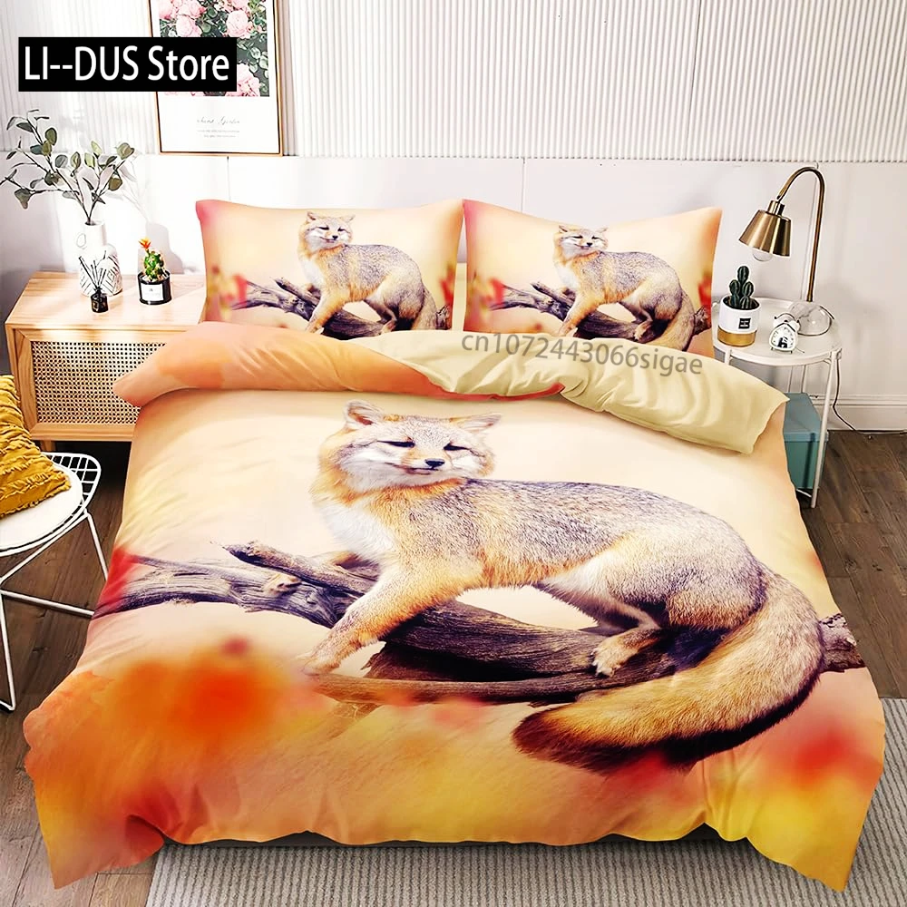 

Wild Lion Tiger Pattern Duvet Cover Set Queen Size Comforter Covers and Pilliw Shams Bedding Set Bedroom Decor Gift Home Textile