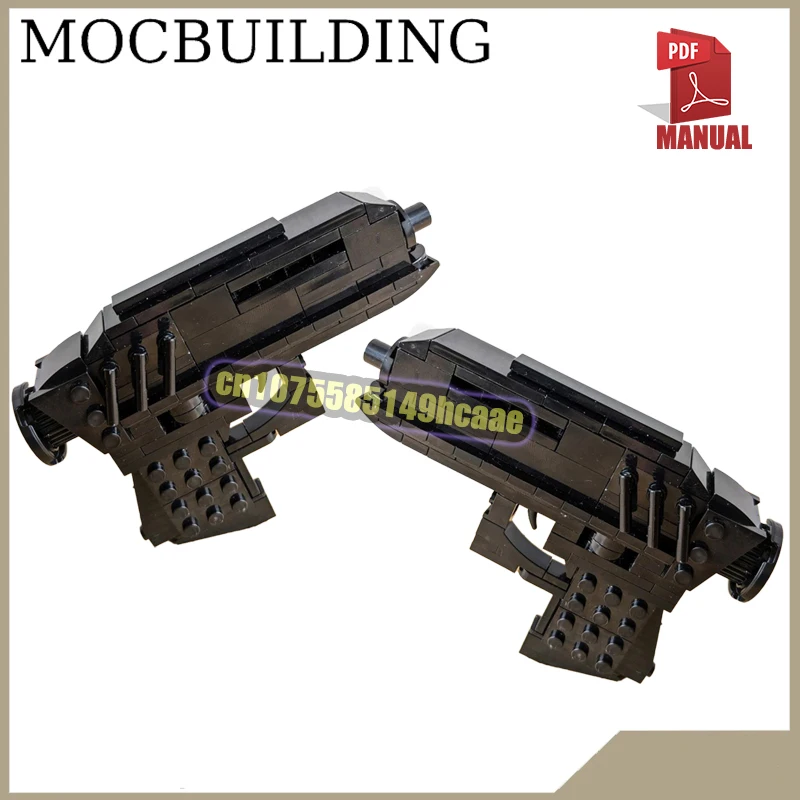 

Двойные бластерные кирпичи, модель дисплея, военная техника, MOC, строительные блоки, игрушки, конструкция, совместимая с MOC-75349