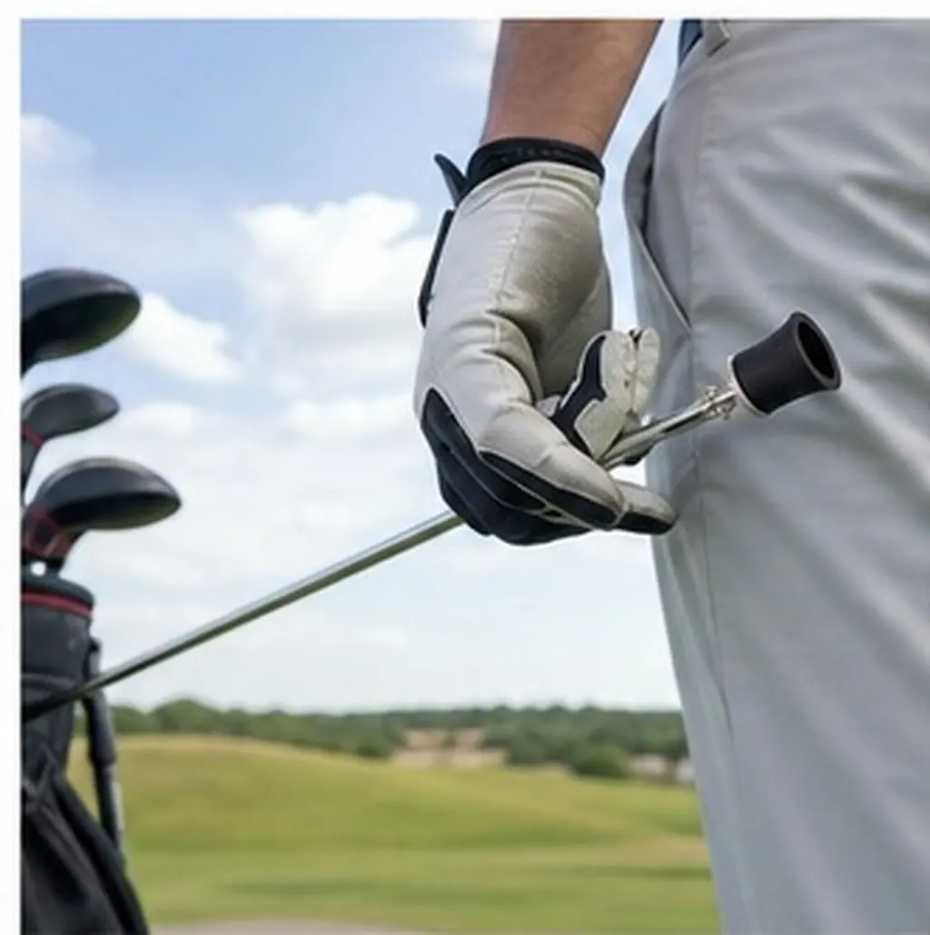 Golf Ball Retriever with Silicone Suction Cup – Durable, Lightweight Pickup Tool for Putter Grip & Training