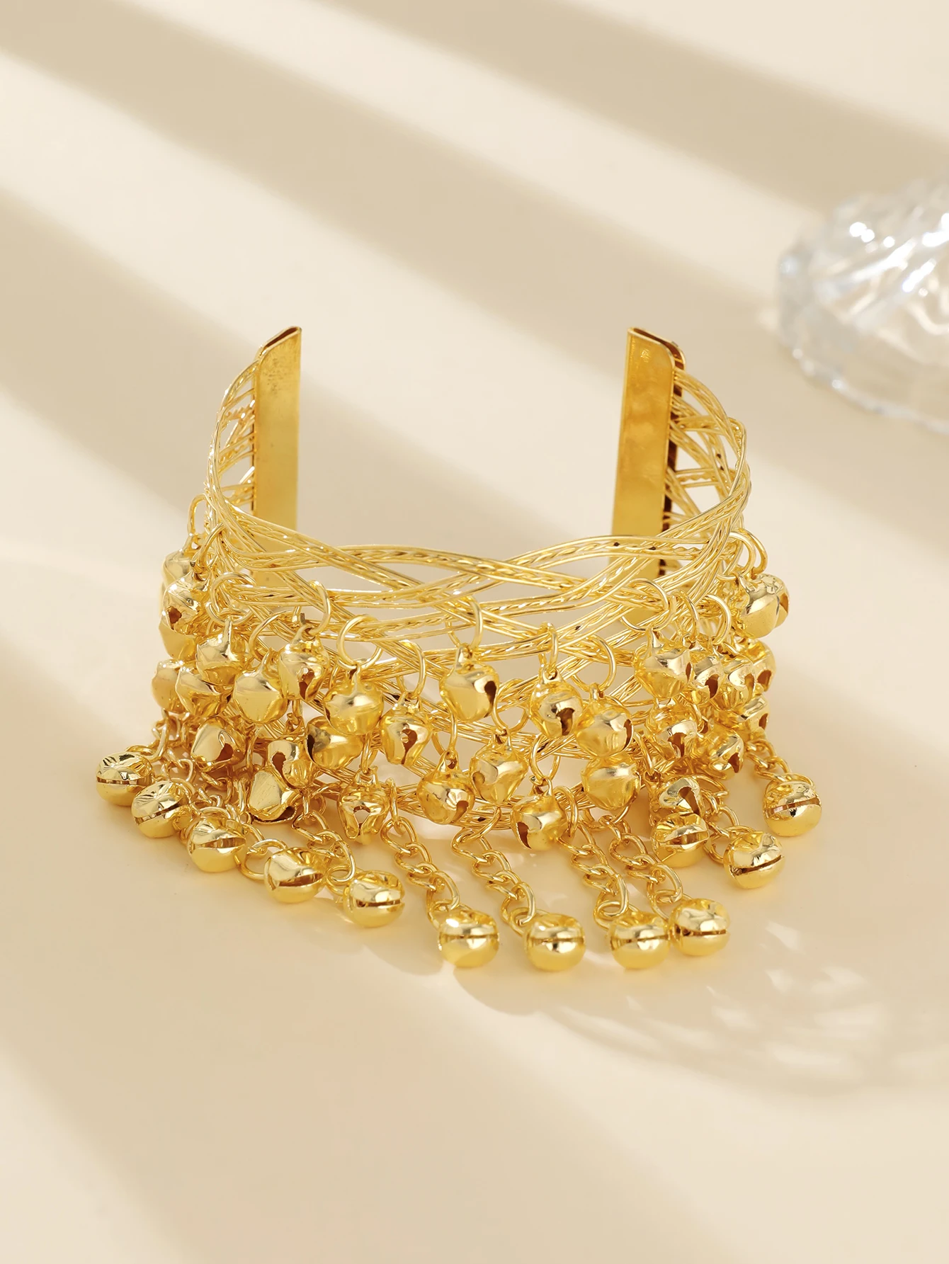 

Женский модный аксессуар в богемном стиле с золотой полой кисточкой, подходящий для уличных свадебных вечеринок, подарок для друзей и сестер