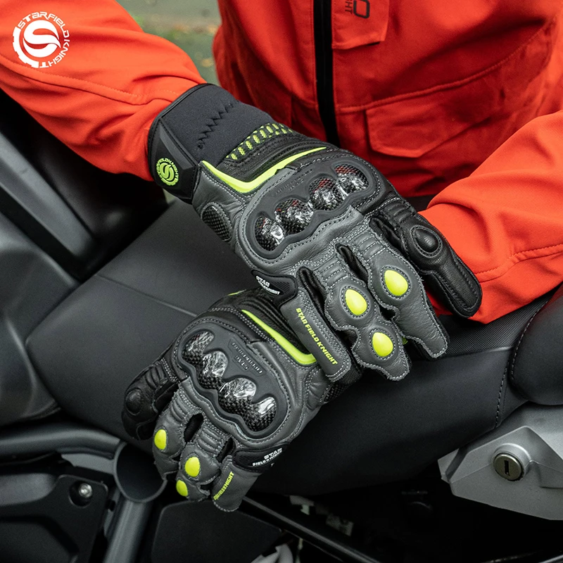 guanti-da-moto-sfk-a-dita-intere-in-fibra-di-carbonio-protezione-per-la-guida-traspiranti-estivi-in-vera-pelle-di-capra-antiscivolo-e-resistenti-all'usura