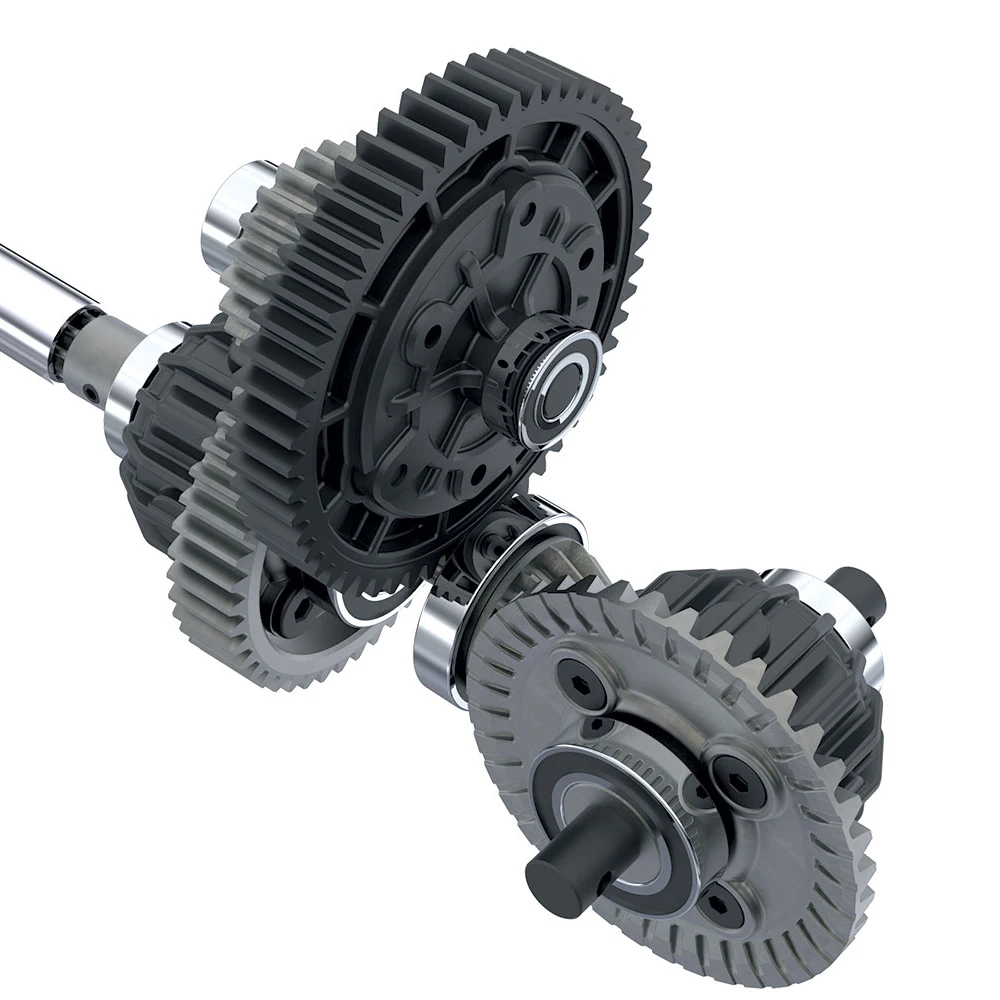 

GPM Metal Steel Front Rear Differential Ring Pinion Gear 8977 8978 for Traxxas 1/8 Maxx Slash 1/10 Maxx Ultimate 2.0 WideMaxx