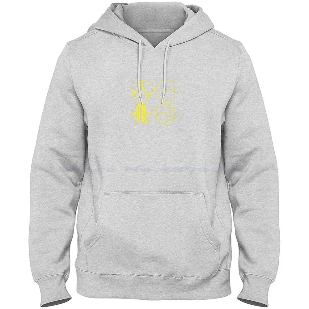 5Sos Symbols ( Yellow ) 100% Pure Cotton Hoodie Tshirt 5Sos Calum Hood Michael Clifford Ashton Irwin Luke Hemmmings Luke