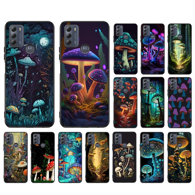 Mushroom Phone Case For Moto Edge 50 40 Pro Edge 40 30 Ultra Neo Fusion G Power G Stylus G Play E32 E20 E40 