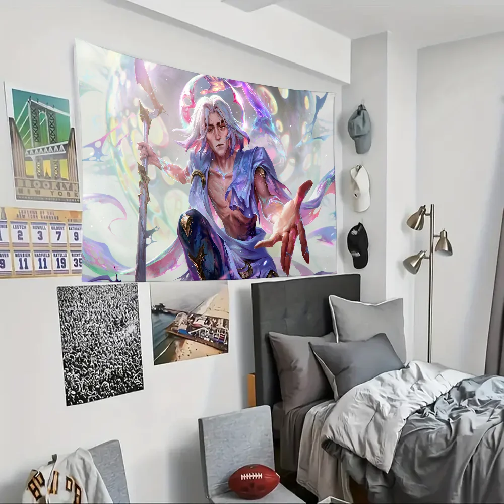 فيكتور LOL غامض نسيج الديكور حفلة خلفية معلقة القماش غرفة نوم نسيج ديكور الغرفة الجمالية