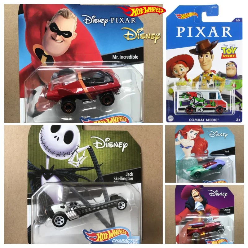 

Genuine Hot Wheels 1/64 Gck28-Disney Cartoon Characters Series Collectible Car Toys Diecast Vehicle Kid'S Birthday Gifts Toys