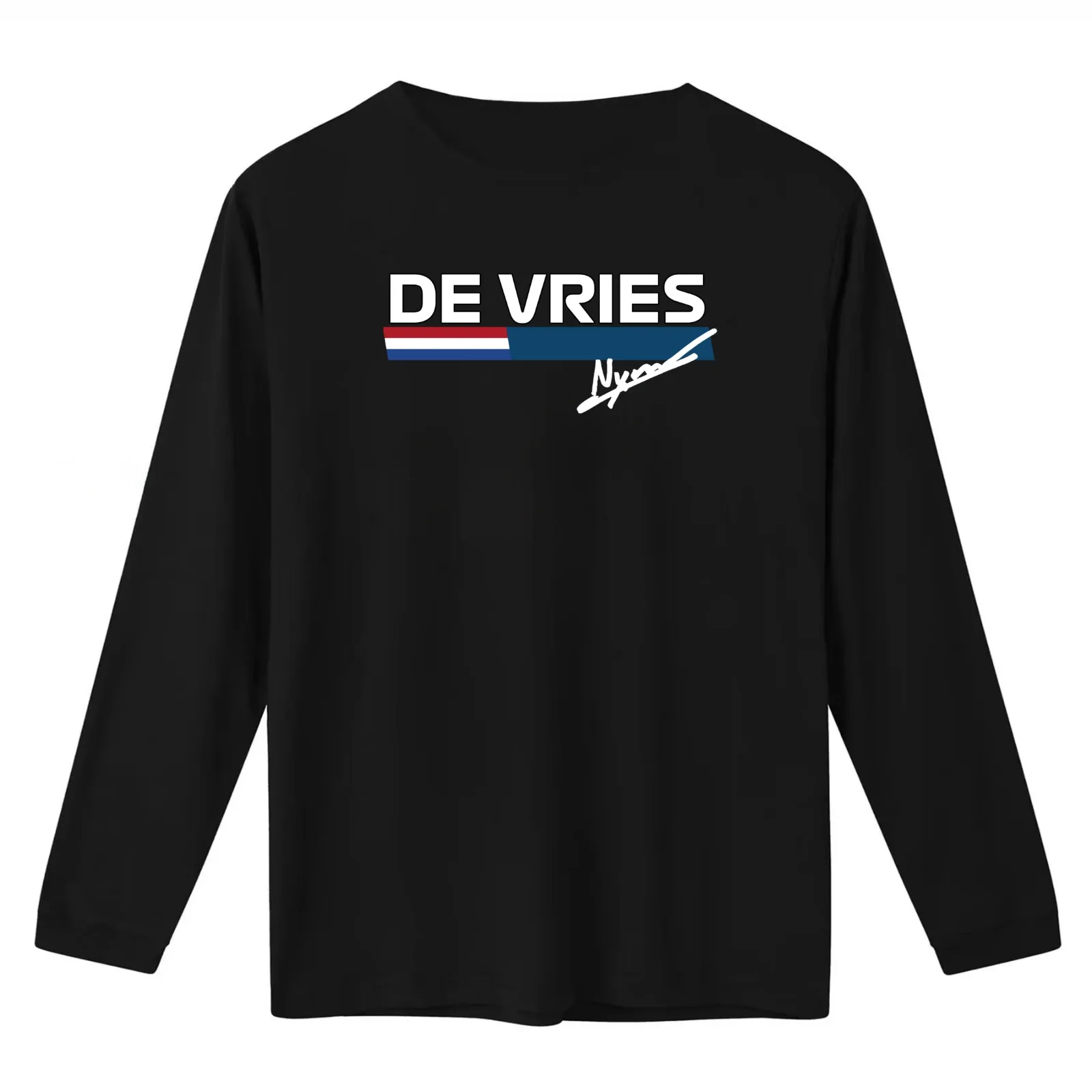Nyck De Vries 2023 T-Shirt Summer Casual Cotton Tee Oversized Streetwear Tops Vintage Graphic Print Loose Fit Short Sleeve