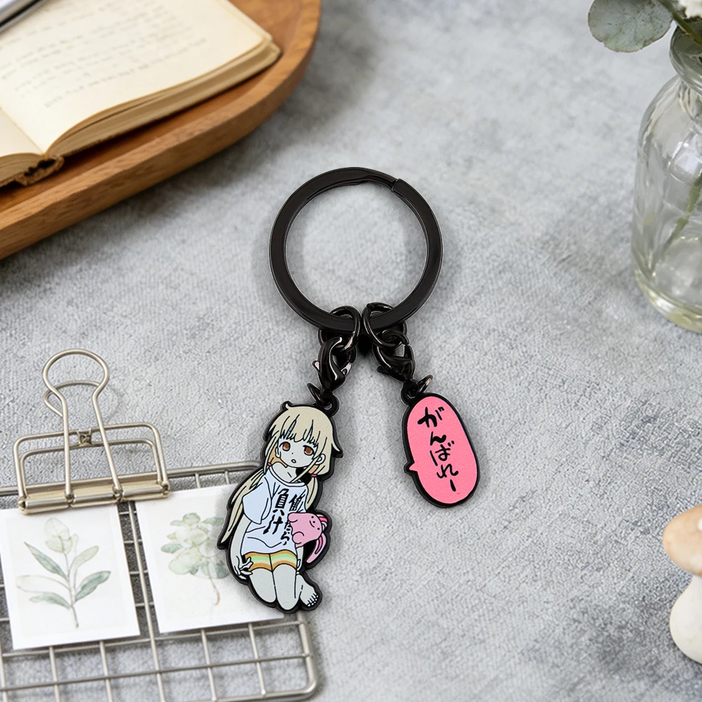 The Idolmaster Cinderella Girls Futaba Anzu Anime Schlüsselanhänger, niedlicher Slacker-Idol-Charakter, Accessoire, Spiel-Merchandise, Fan-Geschenk – Detail 6