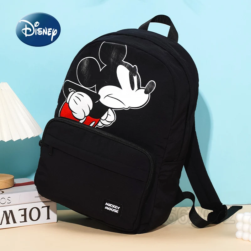 

Disney Mickey New Backpack Luxury Brand Original Women's Backpack Large Capacity Cartoon Fashion Student School Bag High Quality