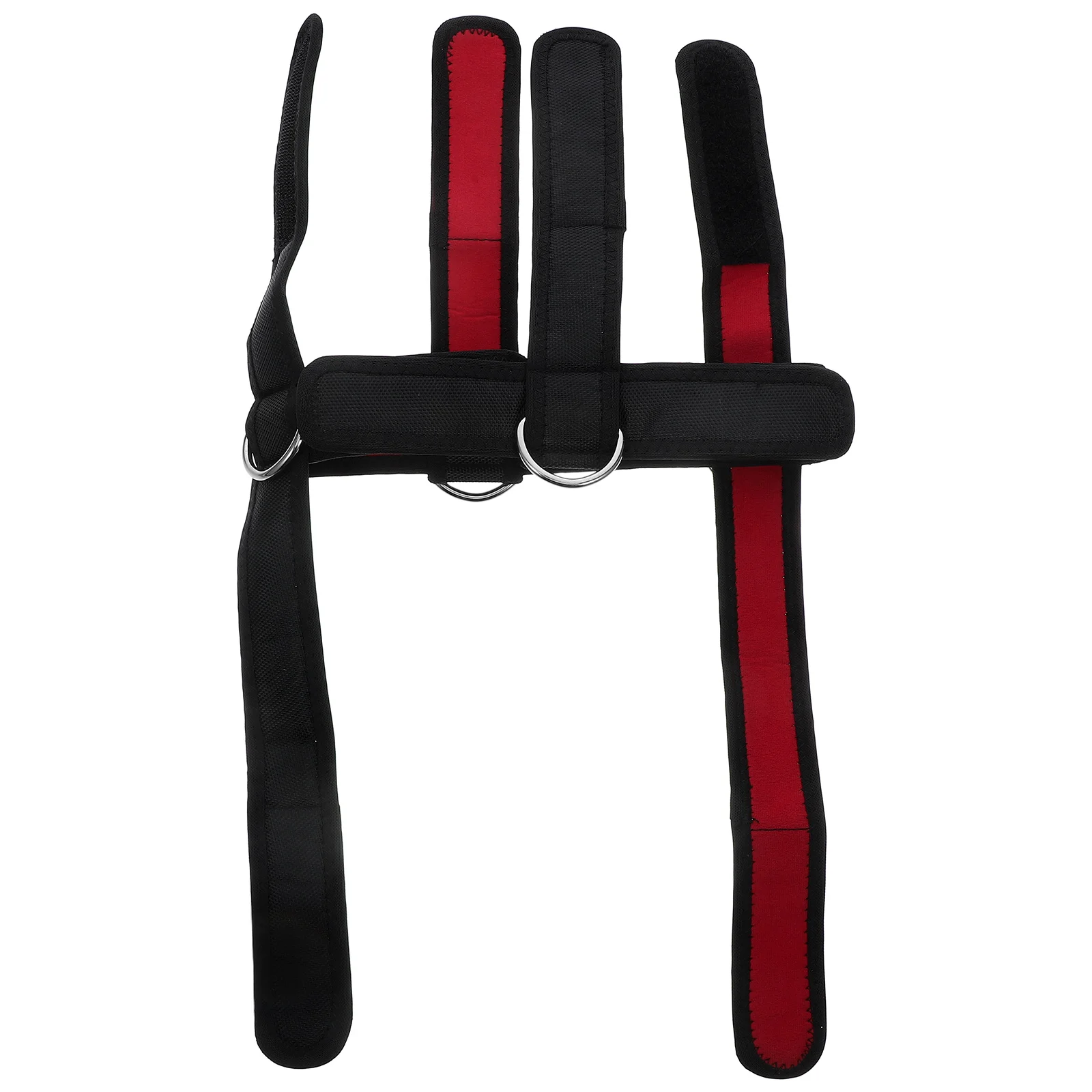 Neck Trainer Head and Training Strap Aid Suspenders Sports Exerciser Equipment Black Harness