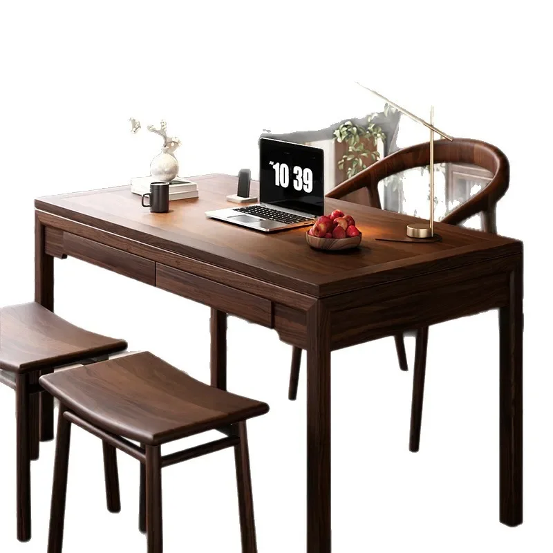 

Solid wood, push-pull, tea table, new Chinese style, office, negotiation table, modern, simple
