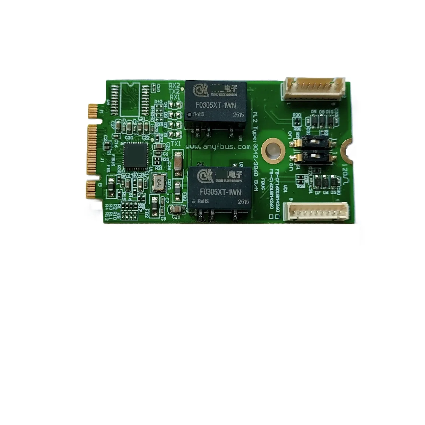 BoMasMM.2 Interface With Isolation 2-channel CANFD Card B/M Key FB-CF1601BM4252