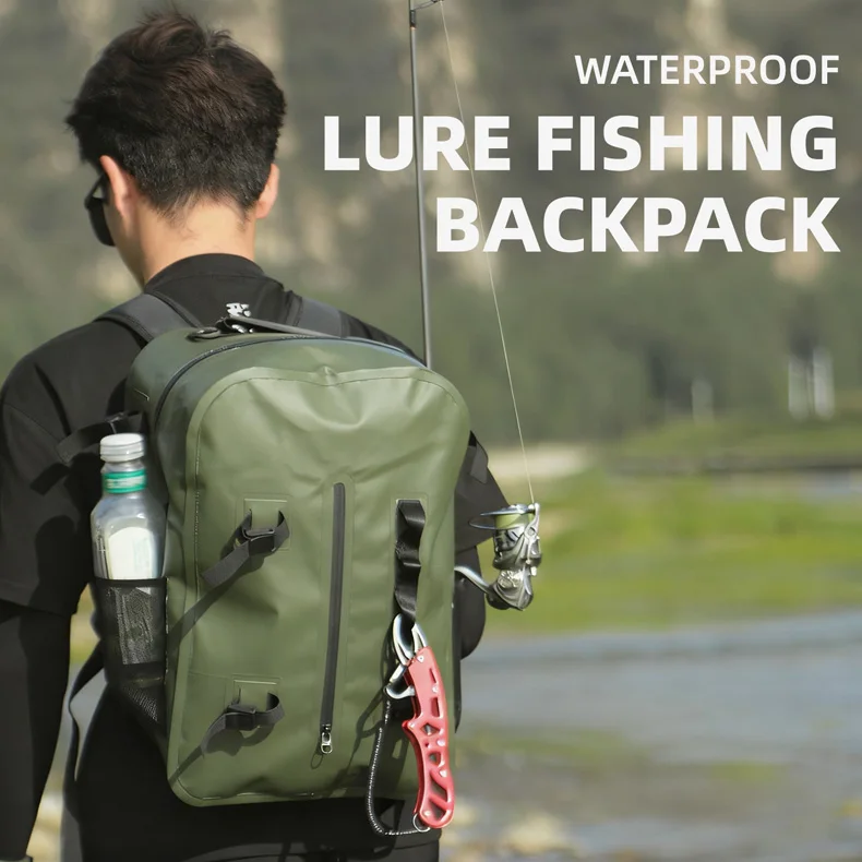 Angeln Rucksack Outdoor Angelgerät Lagerung Tasche Locken Rucksack Multifunktionale Sport Camping Bergsteigen Angeln Rucksack – Detail 2