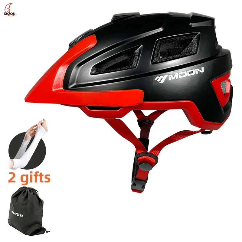 

MOON-MTB Cycling Helmet junior Mountain Bike Helmet with Visor – Lightweight Impact Prevention for Adult and Youth