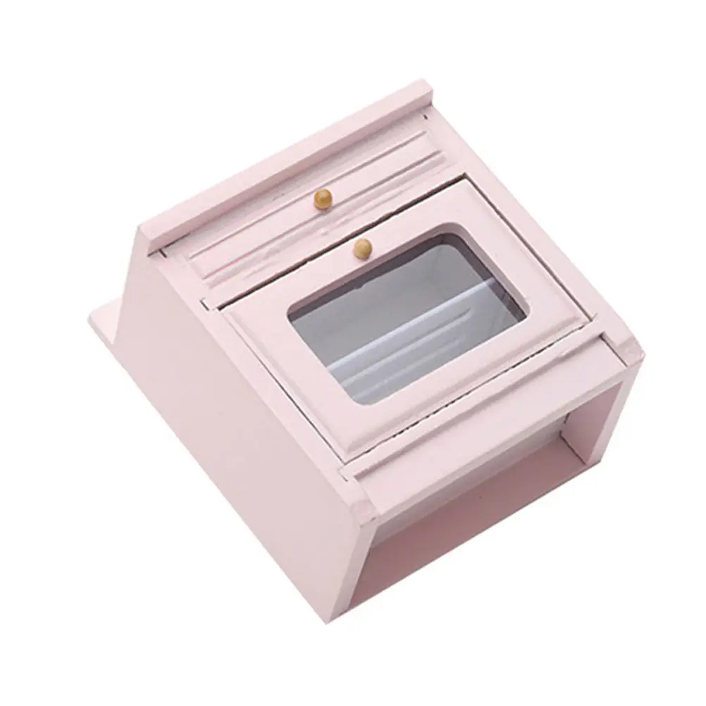 

1Pcs Mini Kitchen Furniture Gas Stove Compact Realistic Wooden Handicraft Decoration Simulation Stove Mini Furniture