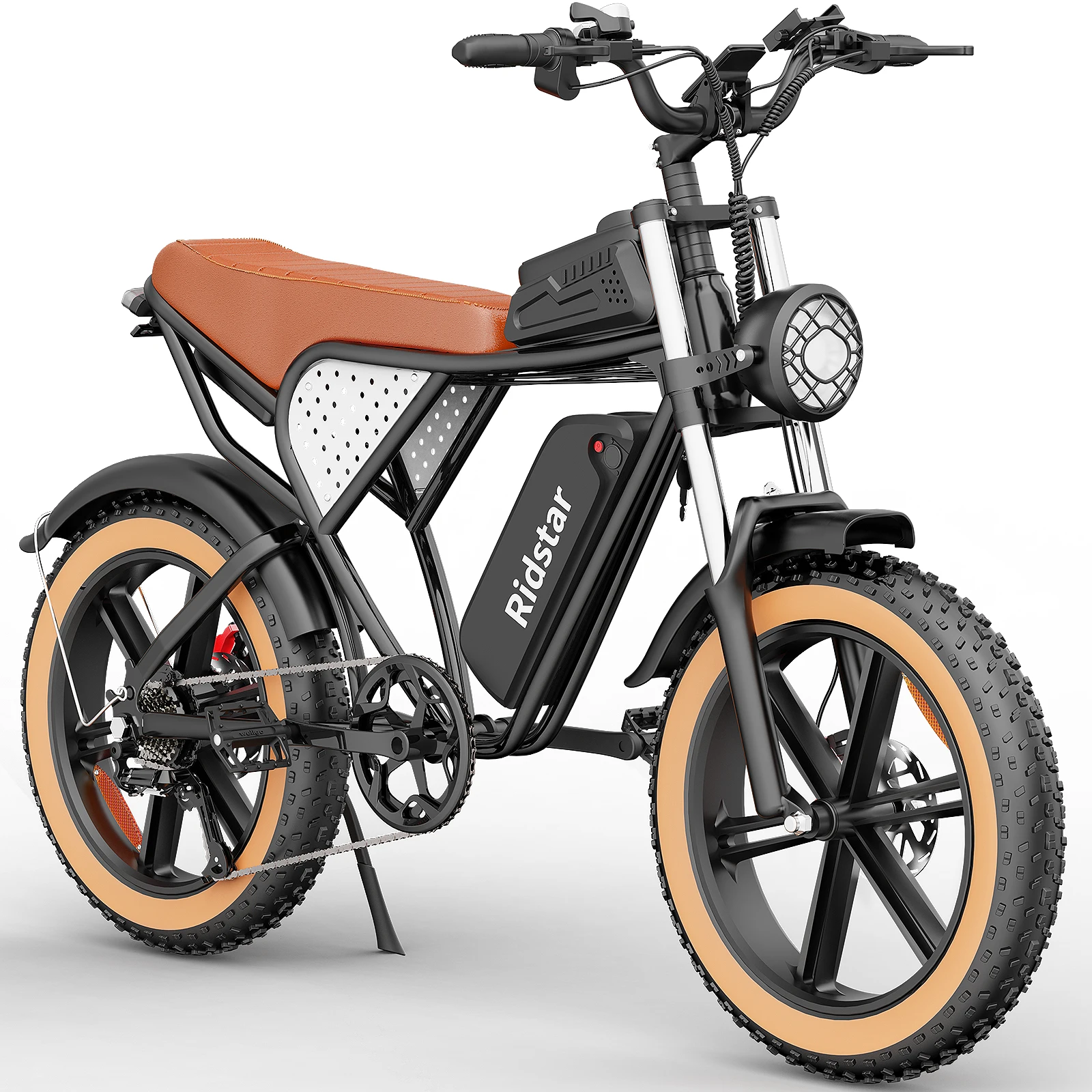 

Eu US Warehouse Q20 Luxe E Bike 48V 20Ah Electric Hybrid Bicycle Fat Tire Electric Moped Dirt Mountain Bike for Adults