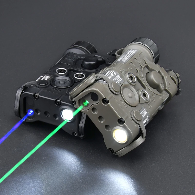 WADSN NGAL Red Blue Green Dot Indicator Strobe White LED Scout Light Tactical Ngal Laser Hunting Flashlight NO IR Pointer