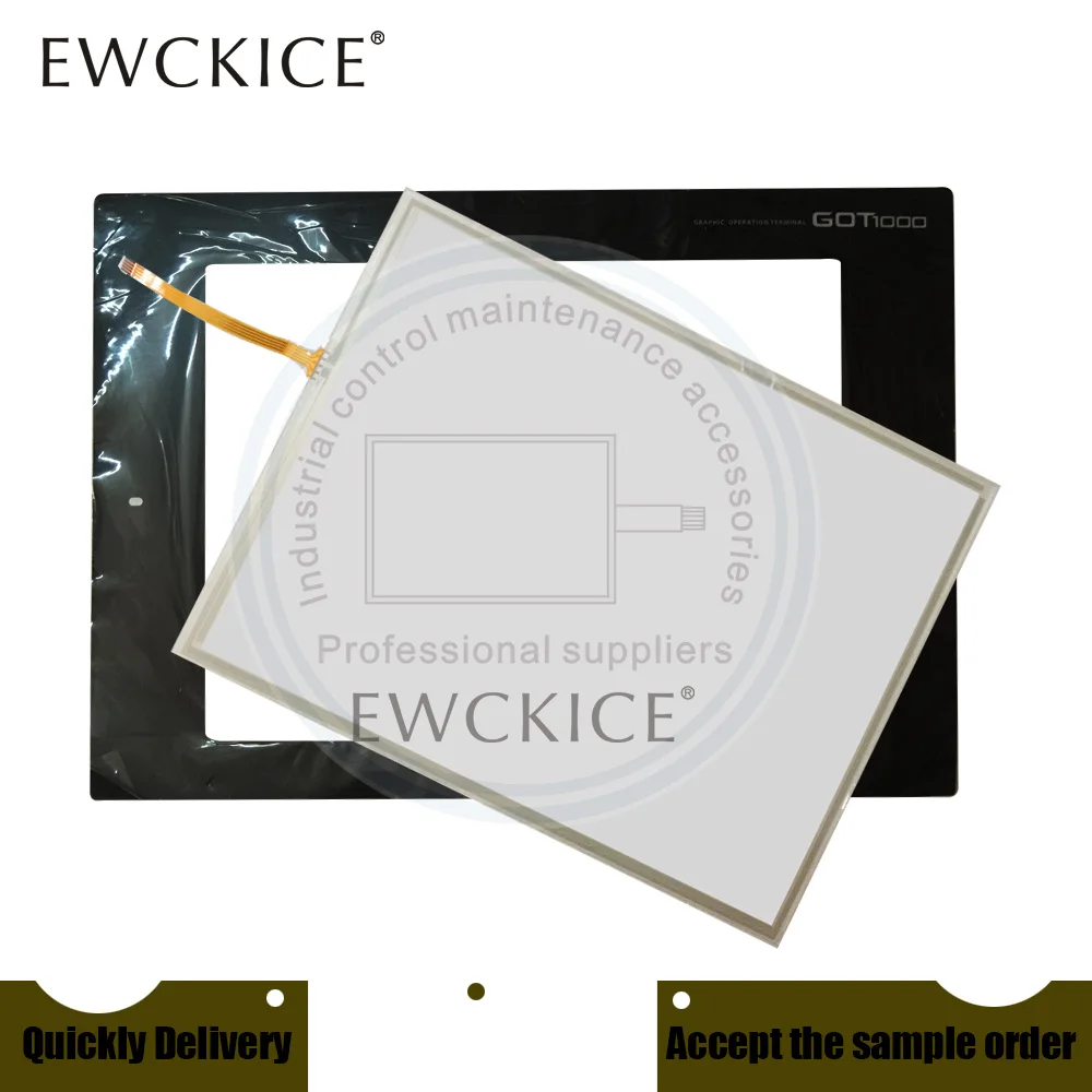 

NEW GT1275 GT1275-VNBA GT1275-VNBA-C HMI PLC Touch screen AND Front label Touch panel AND Frontlabel