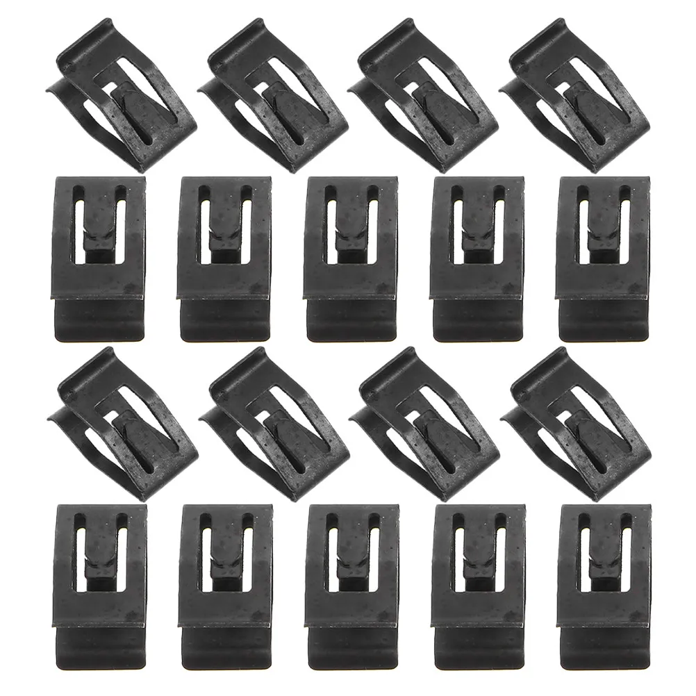 40Pcs Universal Dashboard Retainer Clips Sturdy Metal Car Dash Clips Reliable Fastening Automotive Interior Clip for Center