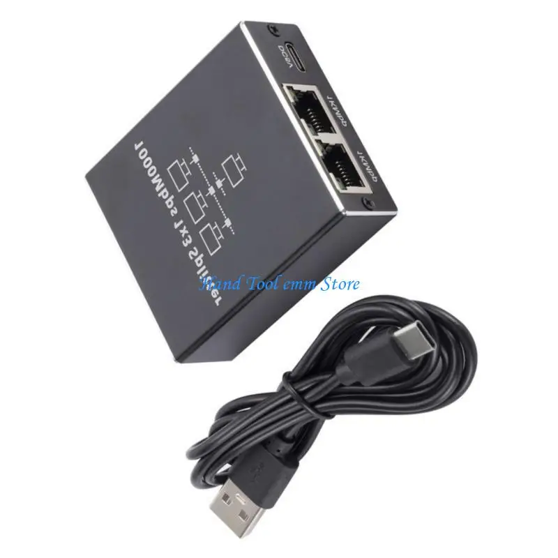 

H37F Ethernet Splitter 1 to 2/3/4 High Speed 1000Mbps Converter for Multiple Devices