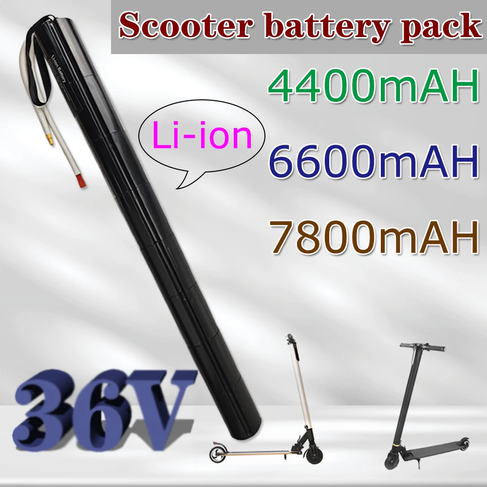 

10S3P 36V 4.4Ah/6.6Ah/7.8Ah 18650 lithium ion carbon fiber scooter special battery is suitable for Scooter accessories