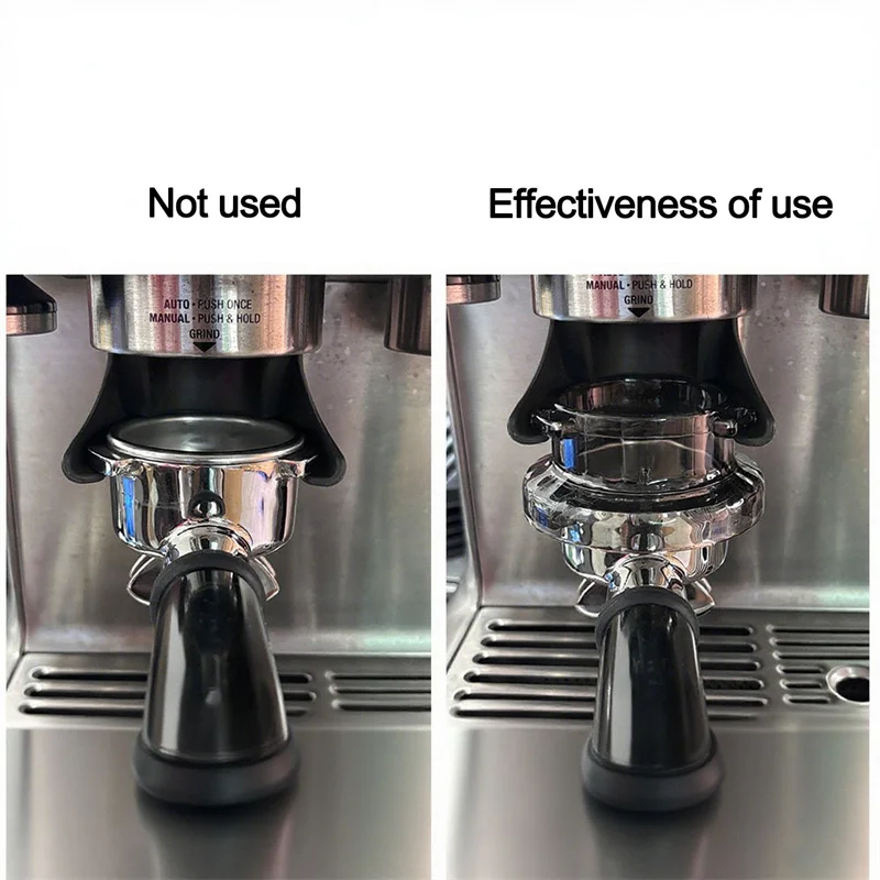 JUSTINLAU Coffee Dosing Ring for Breville 8 Series Sage Portafilter 54mm Round Espresso Dosing Funnel Barista Tool Coffeeware view 5