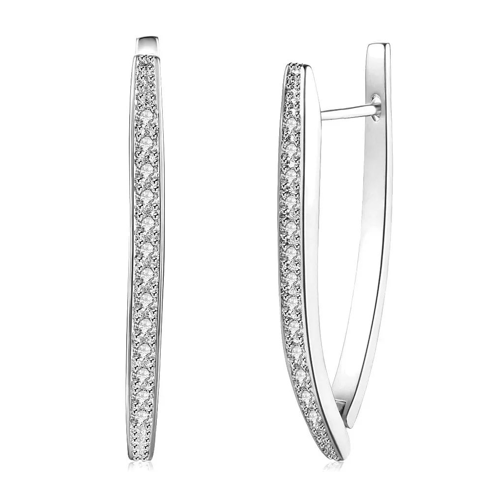 

wedding New Arrive Gold Color Earrings for Women Wedding Decoration Delicate Design Austria crystal Jewelry Gift Luxury