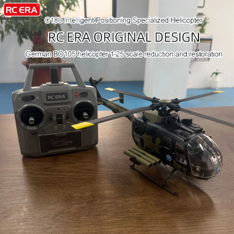 

Rc Era Rc Helicopter Bo105 C180 6 Channel Remote Control Dual Brushless Optical Flow Tof Laser Altitude Hold Inverted Flight