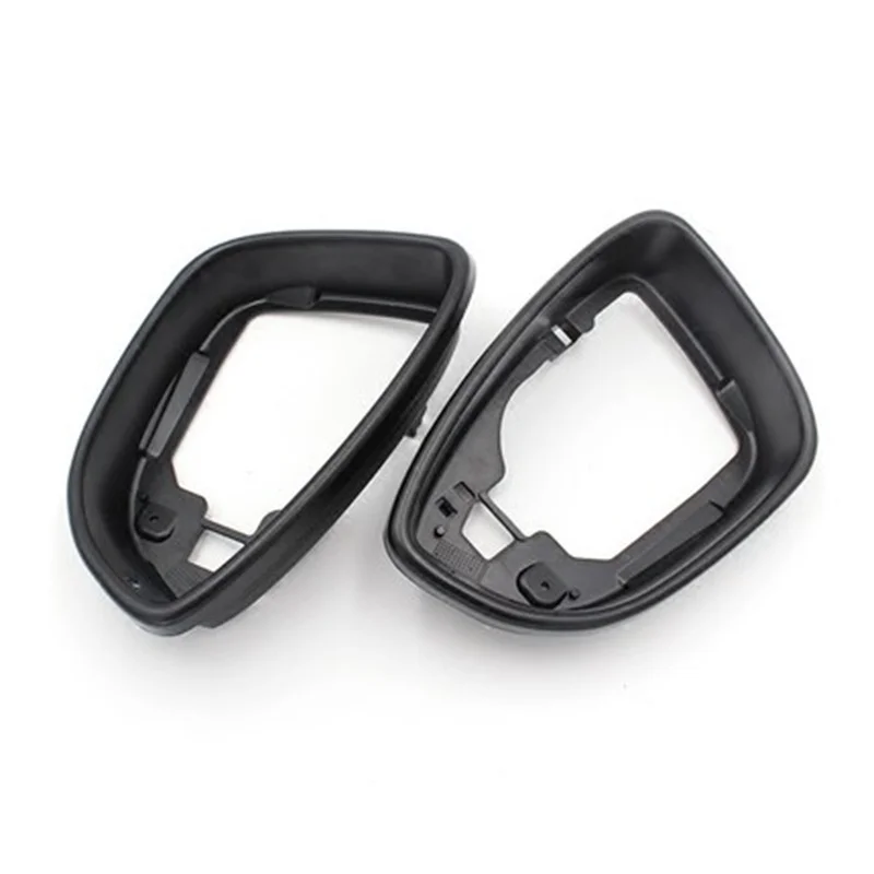 AADD-Car Glossy Side Mirror Housing Frame Rear View Mirror Holder Trim For VW Jetta 6 MK6 Passat B7 CC Beetle Scirocco Accessori