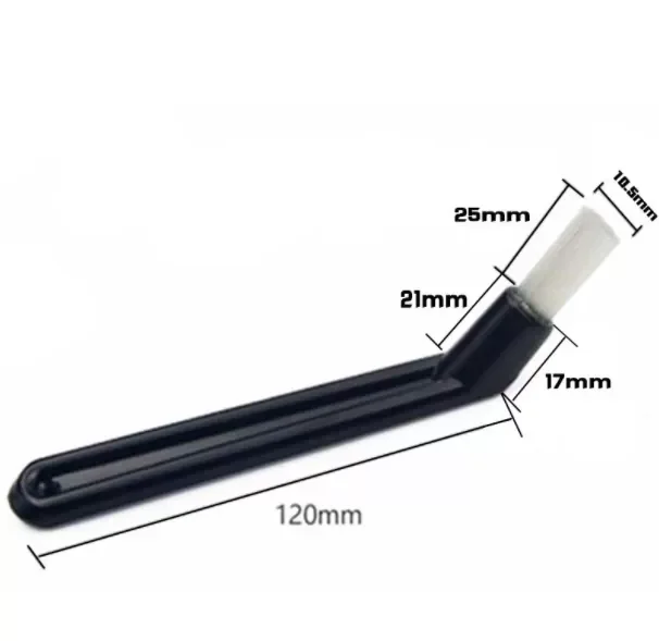 Semi automatic coffee machine brewing head cleaning brush, coffee washing machine short bend brush