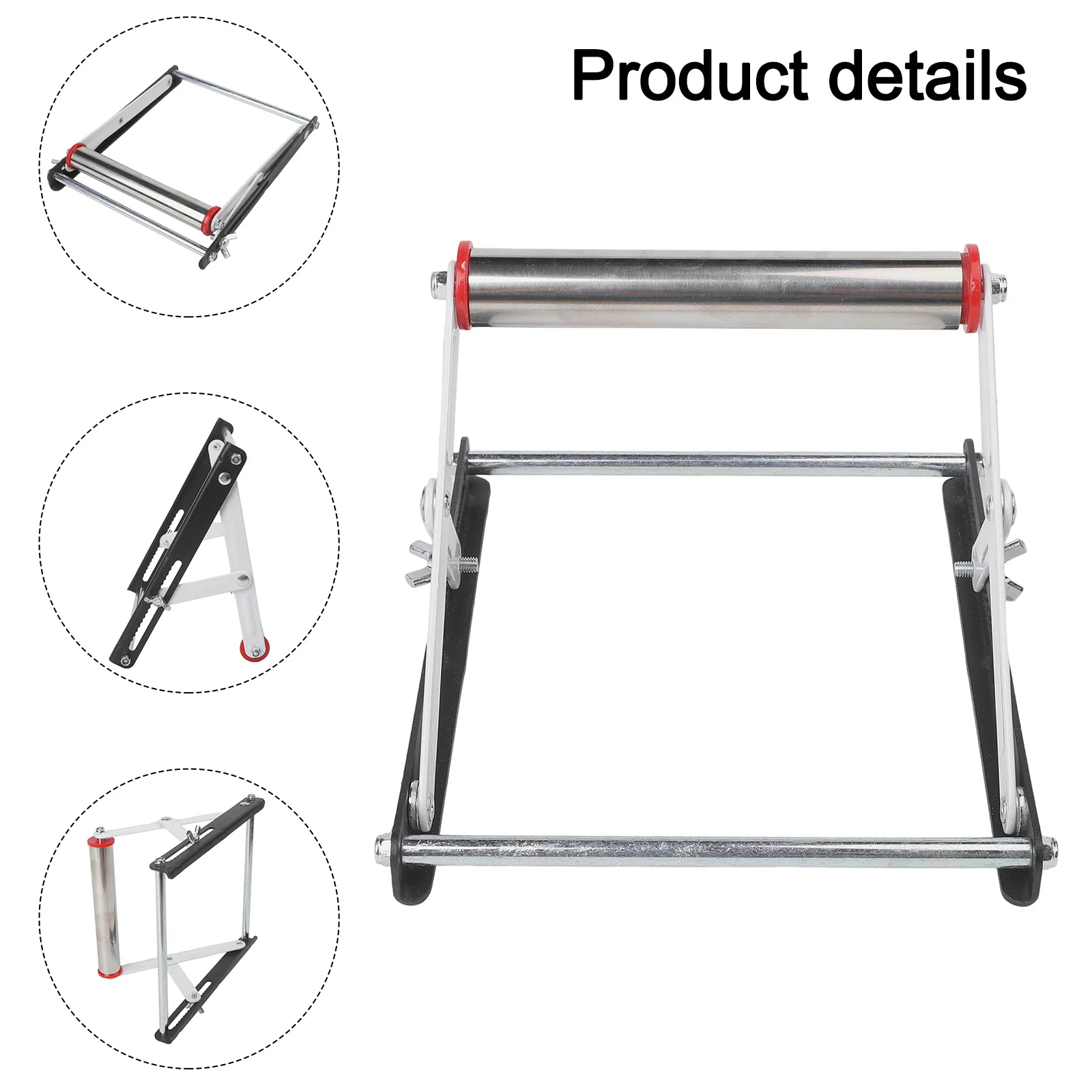Foldable Material Support Bracket for Cutting Machines Height Adjustable from 55 to 135mm for User Convenience