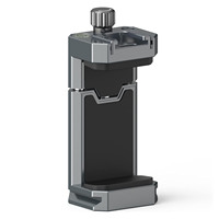 Universal Aluminum Phone Mount for Tripod with Cold Shoe & Arca Swiss Quick Release Plate for iPhone 16 15 14 13/12/11/Samsung