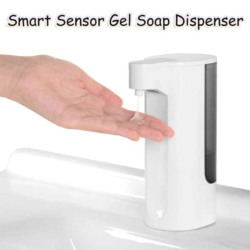 Automatic Liquid Soap Dispenser 400ML Tabletop Vertical Soap Dispenser,Touchless Hand & Dish Soap Dispenser for Bathroom,Kitchen