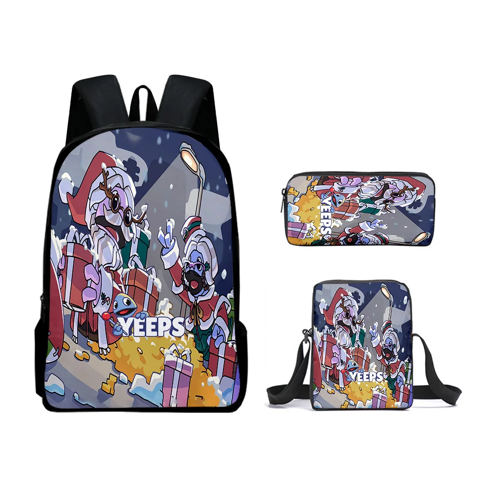 

Популярные молодежные Yeeps Hide and Seek 3D принт 3 шт./компл. студенческие дорожные сумки рюкзак для ноутбука рюкзак сумка на плечо пенал