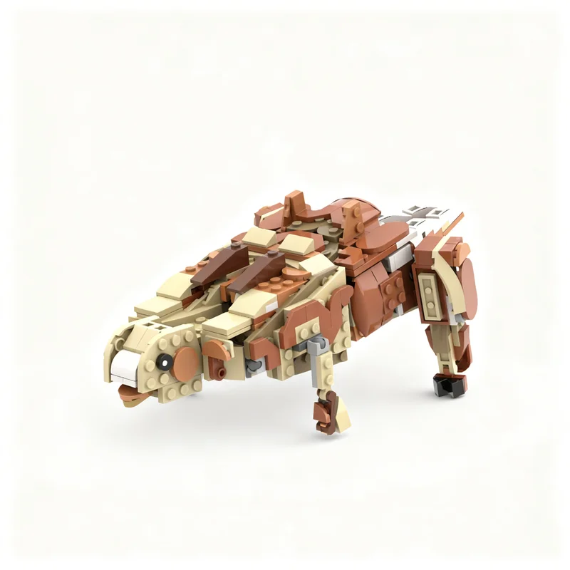 456-teiliger MOC Snarl Alternative Creator 3-in-1 Modellbausatz Konstruktionsspielzeug Weihnachtsgeschenke DIY Kreative Idee Bildungsspielzeug