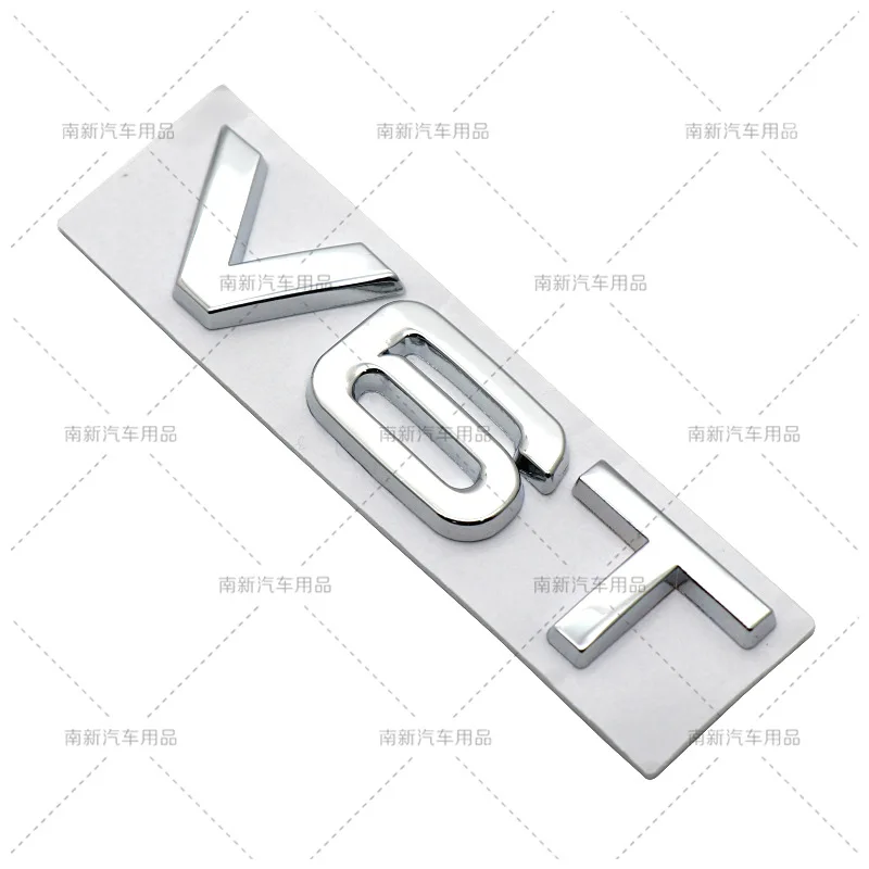 

Suitable for Audi V6T V8T metal emblem A4LA6LS7Q5Q3 displacement personalized modification fender car sticker
