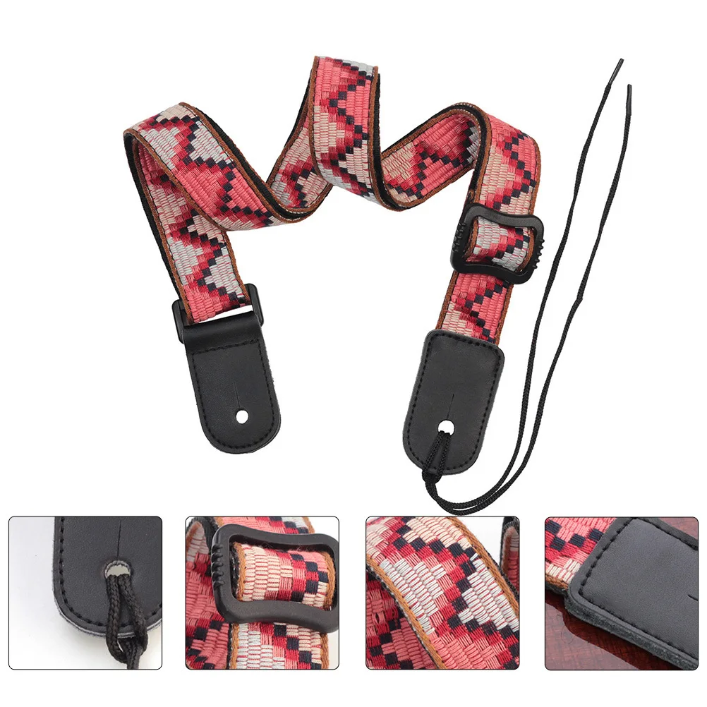 

1Set Stylish Ukulele Shoulder Belt Adjustable Rope for Ukulele Crafted Comfortable Straps for Musicians