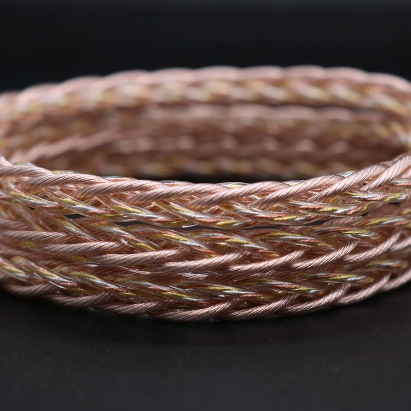 IvipQ 8-жильный высокочистый 26AWG + Модернизированный сменный Hi-Fi кабель для наушников 2,5 мм 3,5 мм 4,4 мм для MK3 LZ A6