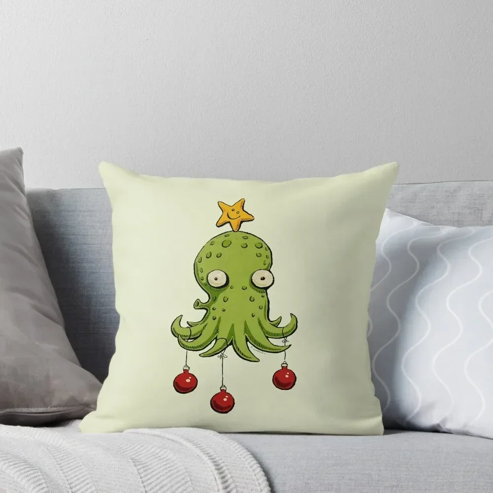 Christmas cephalopod Throw Pillow Cushion Cover Set Pillow Decor Cushion Cover Luxury Sofa Cushions Covers pillow