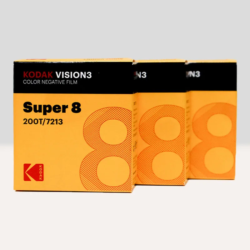 1-3 Packs Kodak Vision3 Super 8mm Film 50D 200T 500T Film Super 8 Colors Spot 