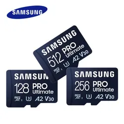 SAMSUNG-tarjeta de memoria Micro SD EVO Plus, 128GB, 256GB, 512GB, U3, V30, Flash, 64GB, U1, C10, tarjetas TF, 4K para teléfono, cámara de Dron