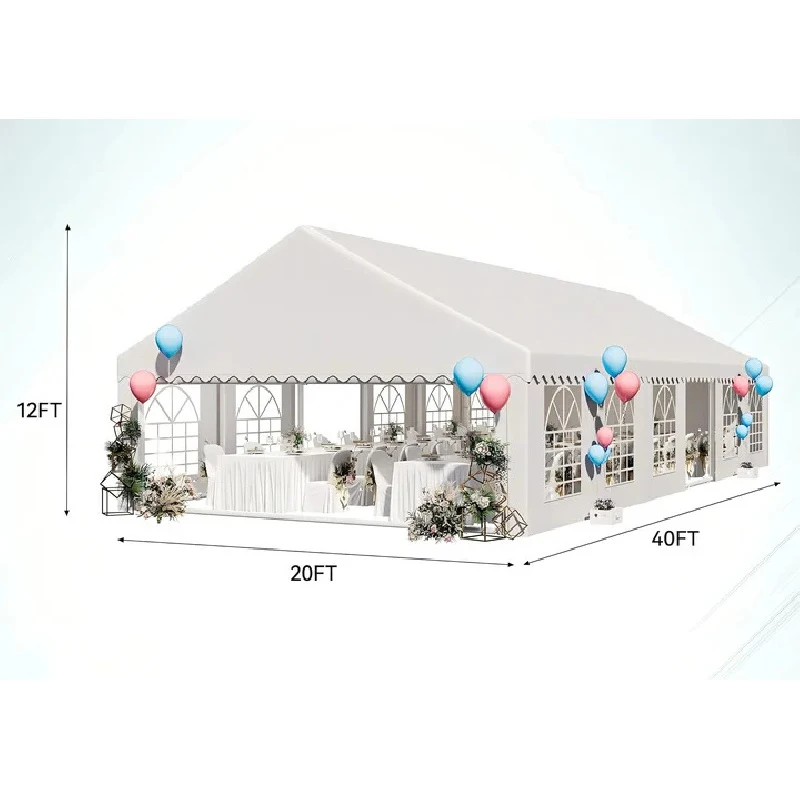 Heavy Large Wedding Party Tent 10x20m 30x60m 100x200 People Event Tent for Weddings and Parties