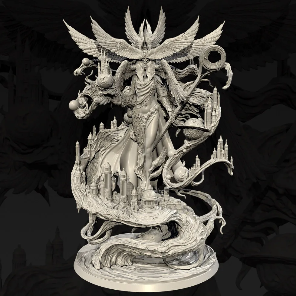 

Overall heights 75mm 95mm 120mm Resin model kits figure colorless and self-assembled（3D Printing ）TD-7738/3D