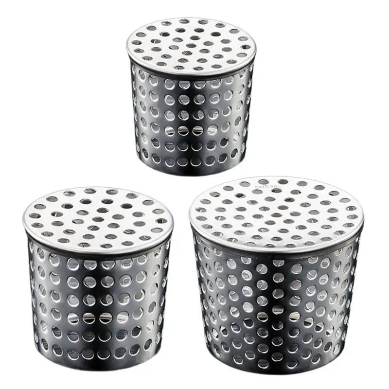 

E8BD MultiSize Gutter Protections Steel Leaf Catcher For Roof Drains 50-63/68-83/85-100mm Water Flows Enhancers