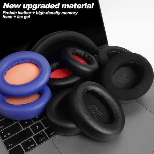 Imagen 2 del producto Almohadillas para los oídos Anker Soundcore Life Q10 bt Life 2 NEO inalámbrico Bluetooth proteína cuero memoria espuma almohadillas para los oídos reemplazo de cojines