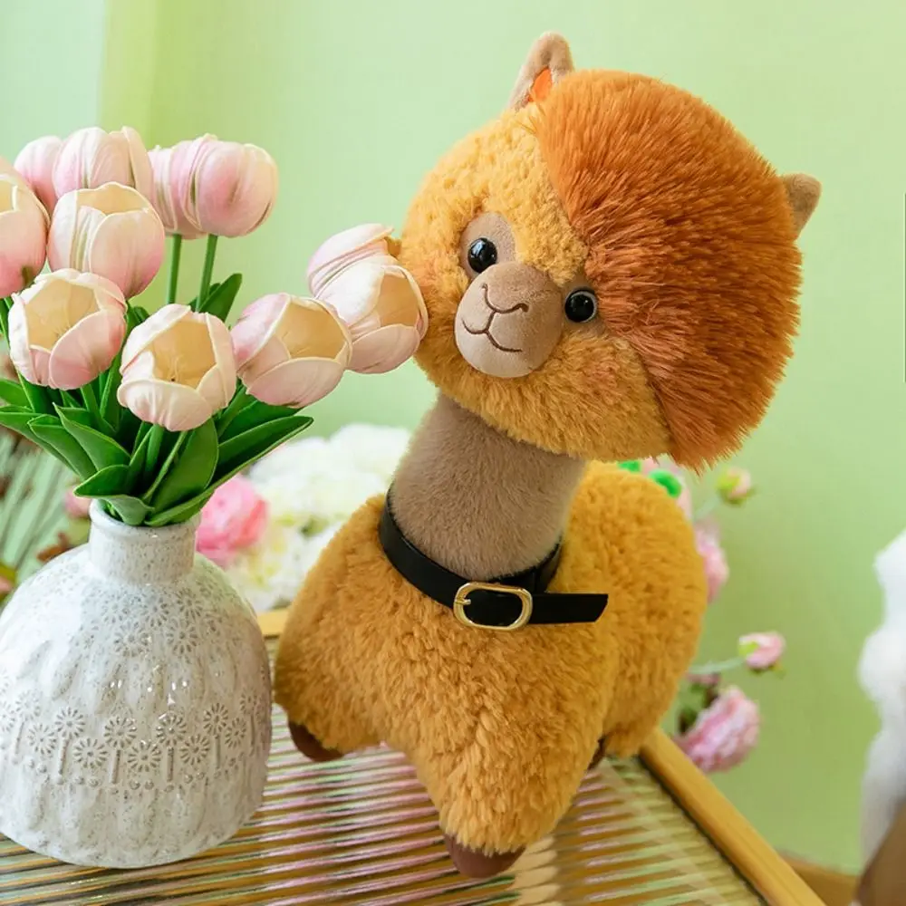 Animais Alpaca PP Algodão Pequeno Cordeiro Coleção Fofo Alpaca Soft Ins Animais Recheados Crianças
