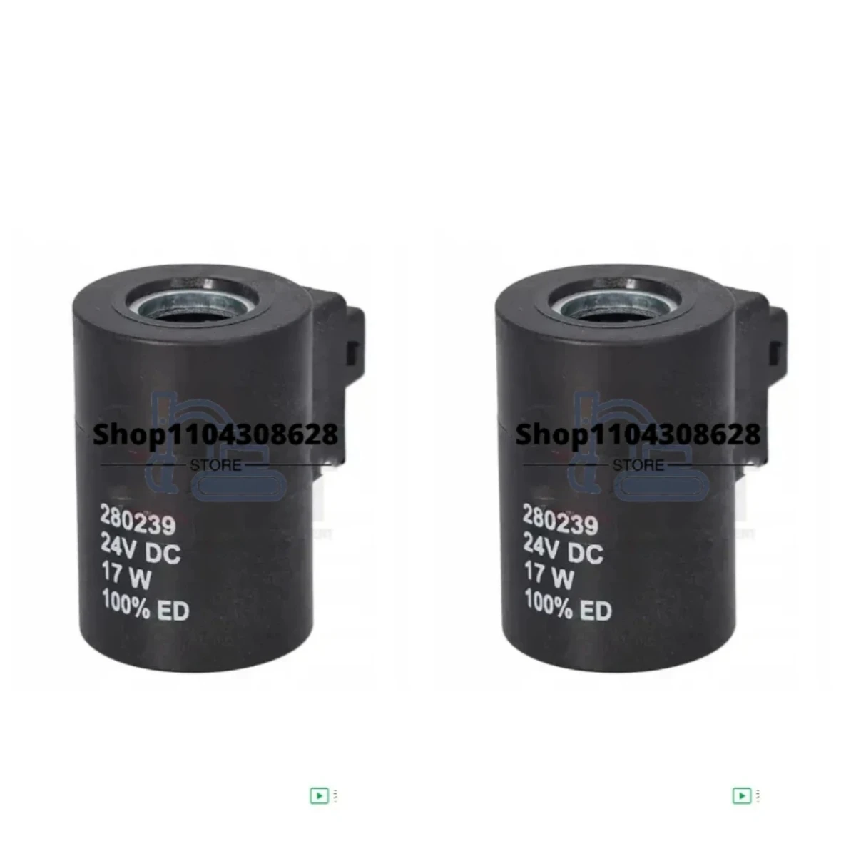 

24V 280239 10333044 17W Coil 16mm *53.5mm Excavator Solenoid Valve new