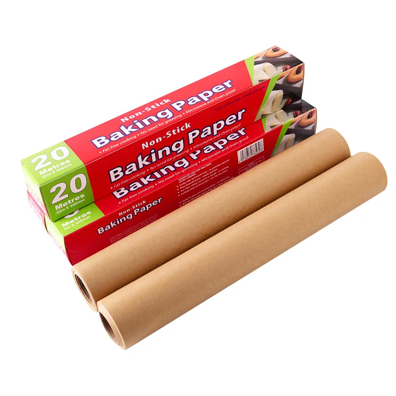 Parchment Paper Baking Sheets Non-Stick Precut Baking Parchment for Baking Grilling Air Fryer Steaming Bread Cup Cake Cookie